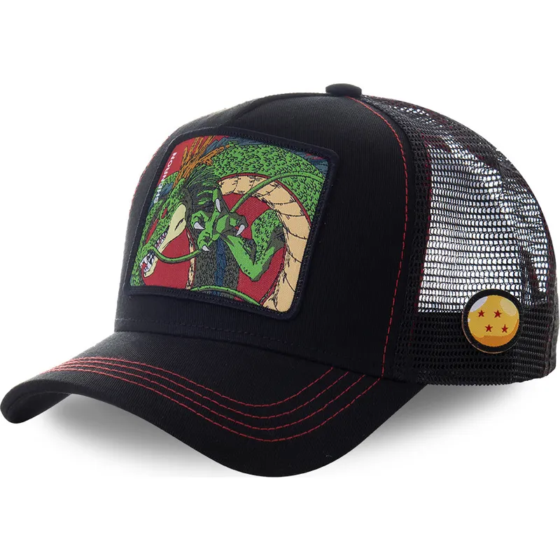 lippikset-kaareva-rekka-musta-snapback-ron3-shenron-dragon-ball-capslab