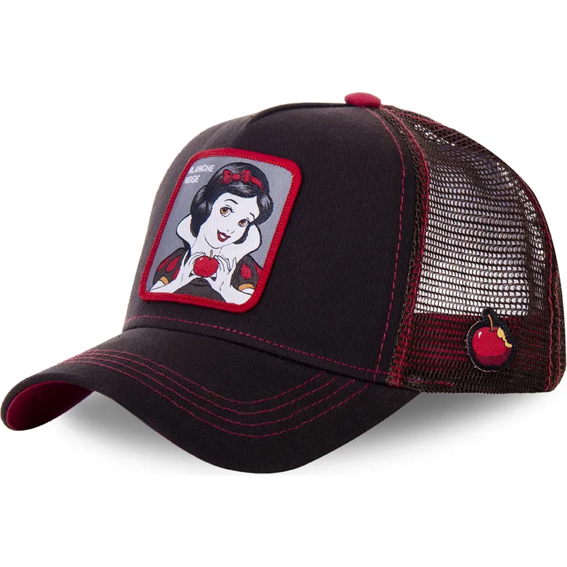 lippikset-kaareva-rekka-ruskea-snapback-sno2bla-lumikki-disney-capslab