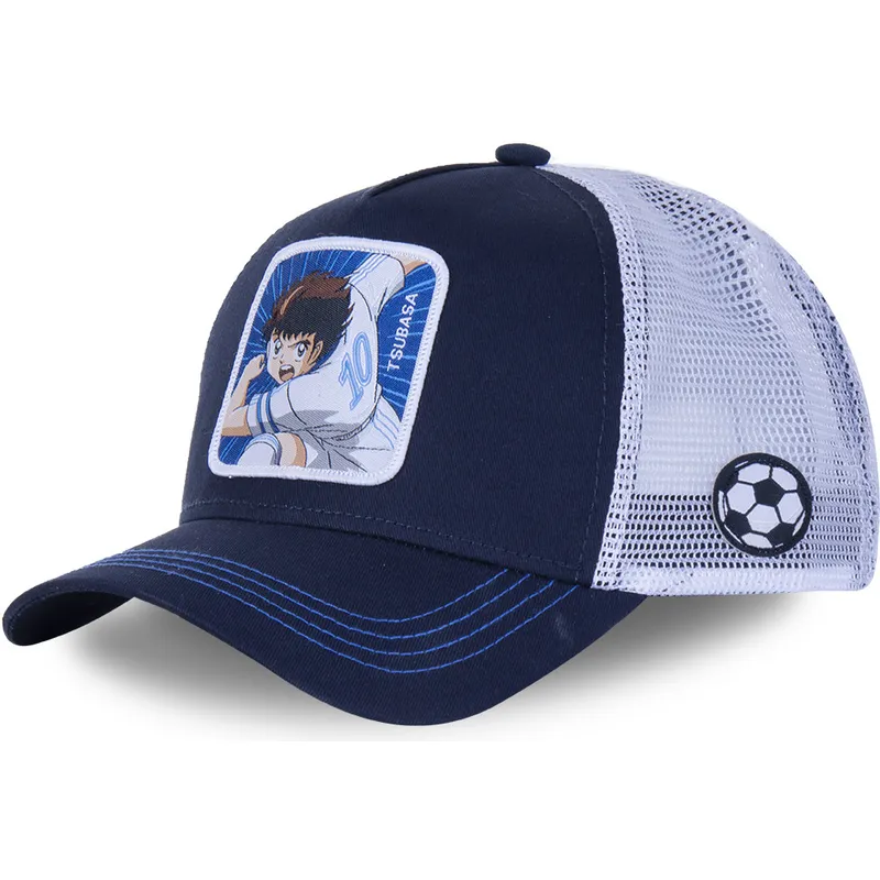lippikset-kaareva-rekka-laivastonsininen-snapback-tsu2-campeones-oliver-atom-maailmanmestarit-oliver-ja-benji-capslab