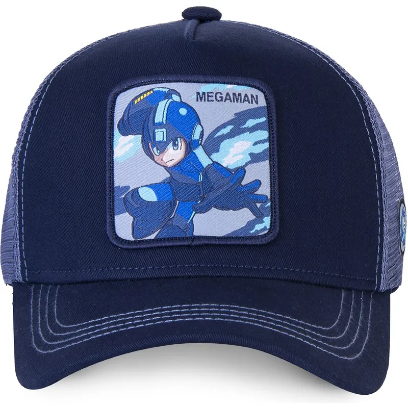 lippikset-kaareva-rekka-sininen-snapback-her3-mega-man-capslab