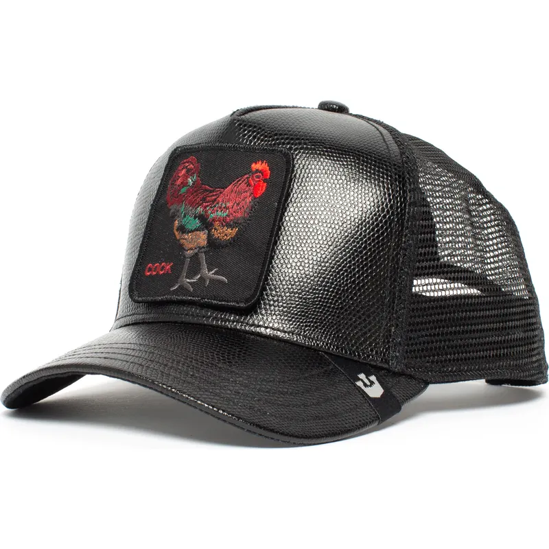 lippikset-kaareva-rekka-musta-snapback-big-rooster-the-farm-goorin-bros lippikset-kaareva-rekka-musta-snapback-big-rooster-the-farm-goorin-bros