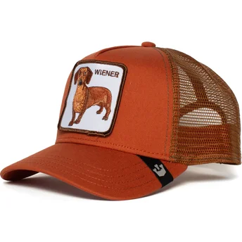 lippikset-kaareva-rekka-ruskea-snapback-weiner-dawg-the-farm-goorin-bros