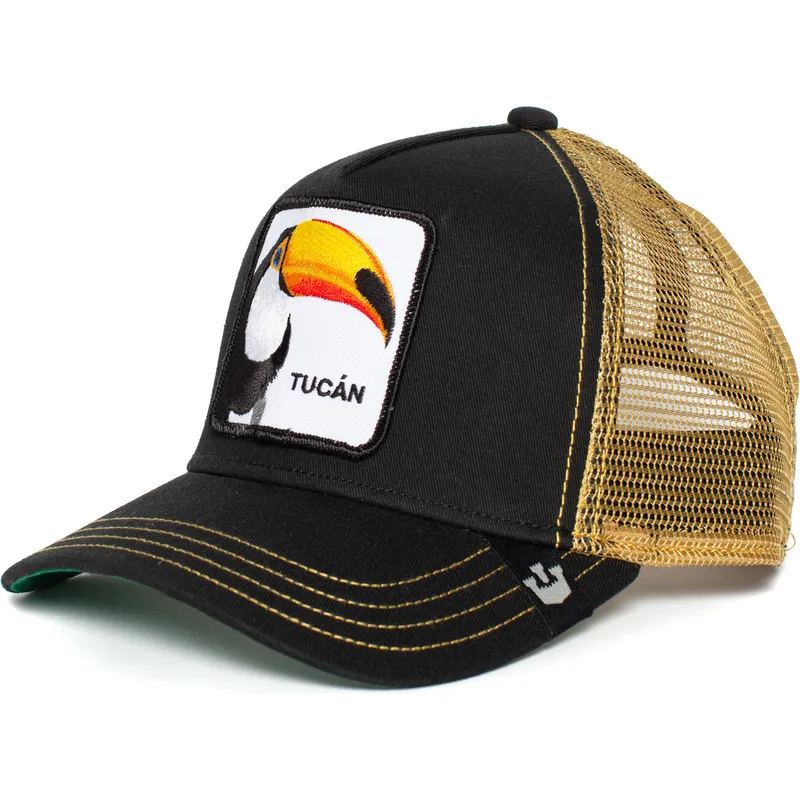lippikset-kaareva-rekka-musta-snapback-tucan-the-farm-goorin-bros lippikset-kaareva-rekka-musta-snapback-tucan-the-farm-goorin-bros
