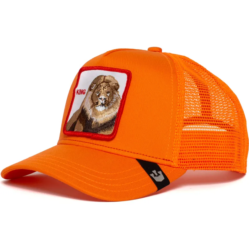 lippikset-kaareva-rekka-oranssi-snapback-strong-king-the-farm-goorin-bros