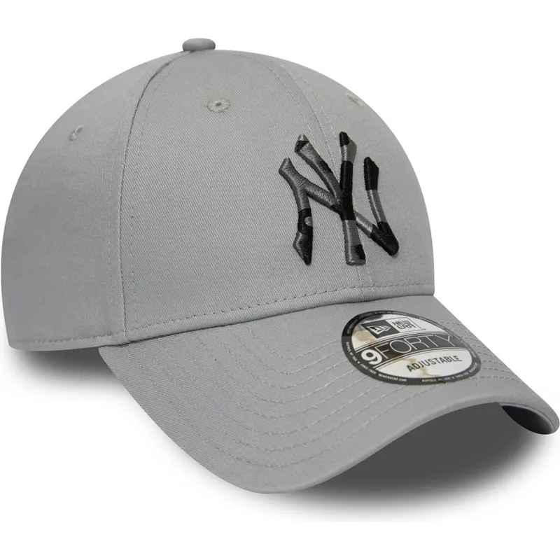 lippikset-kaareva-harmaa-saadettava-nauha-9forty-camo-infill-new-york-yankees-mlb-new-era