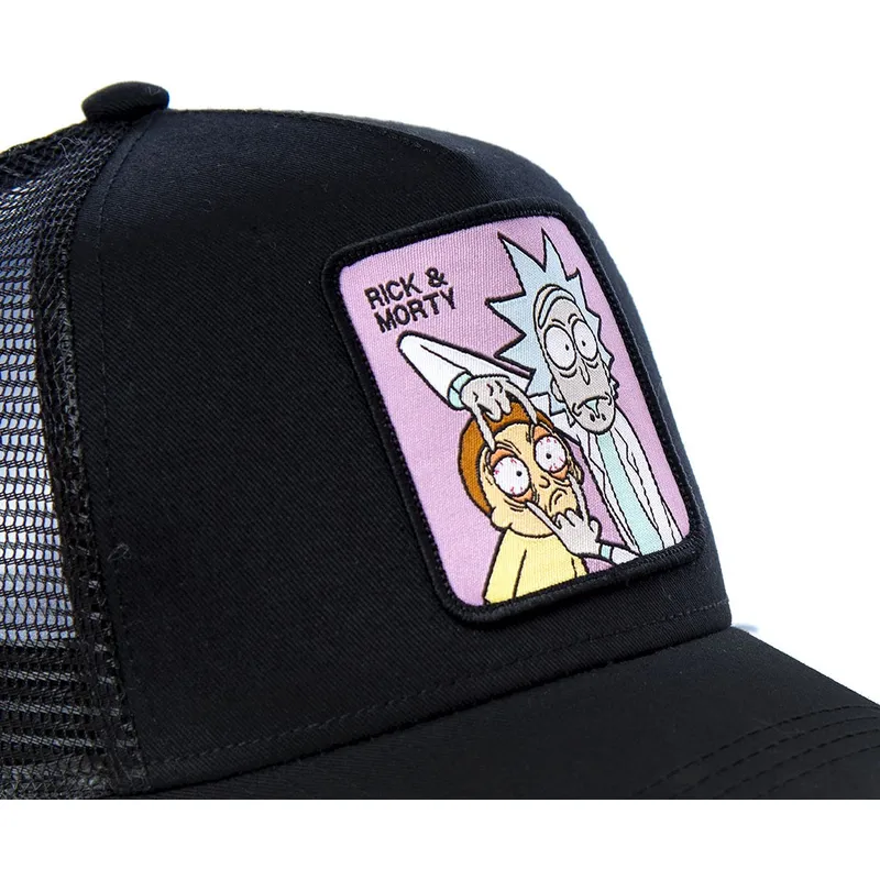 cap-kaareva-black-snapback-rick-and-morty-rick-and-morty-capslab