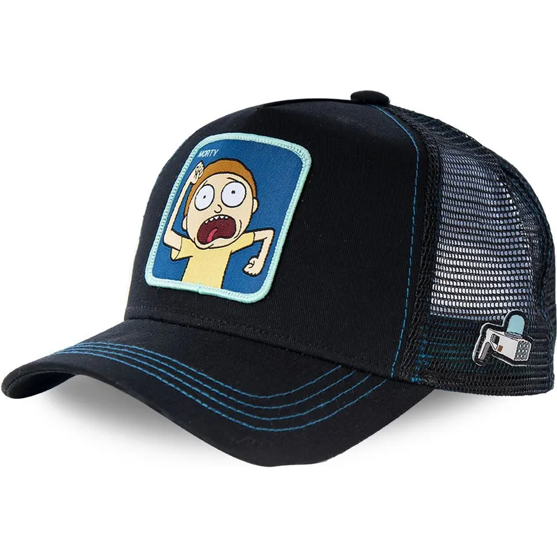 lippikset-kaareva-rekka-musta-snapback-mor1-morty-smith-rick-ja-morty-capslab lippikset-kaareva-rekka-musta-snapback-mor1-morty-smith-rick-ja-morty-capslab