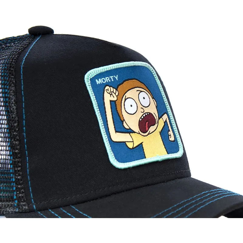lippikset-kaareva-rekka-musta-snapback-mor1-morty-smith-rick-ja-morty-capslab lippikset-kaareva-rekka-musta-snapback-mor1-morty-smith-rick-ja-morty-capslab
