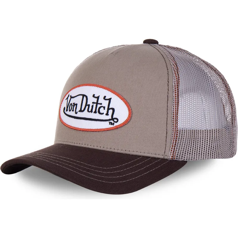 lippikset-kaareva-rekka-ruskea-snapback-bro-von-dutch