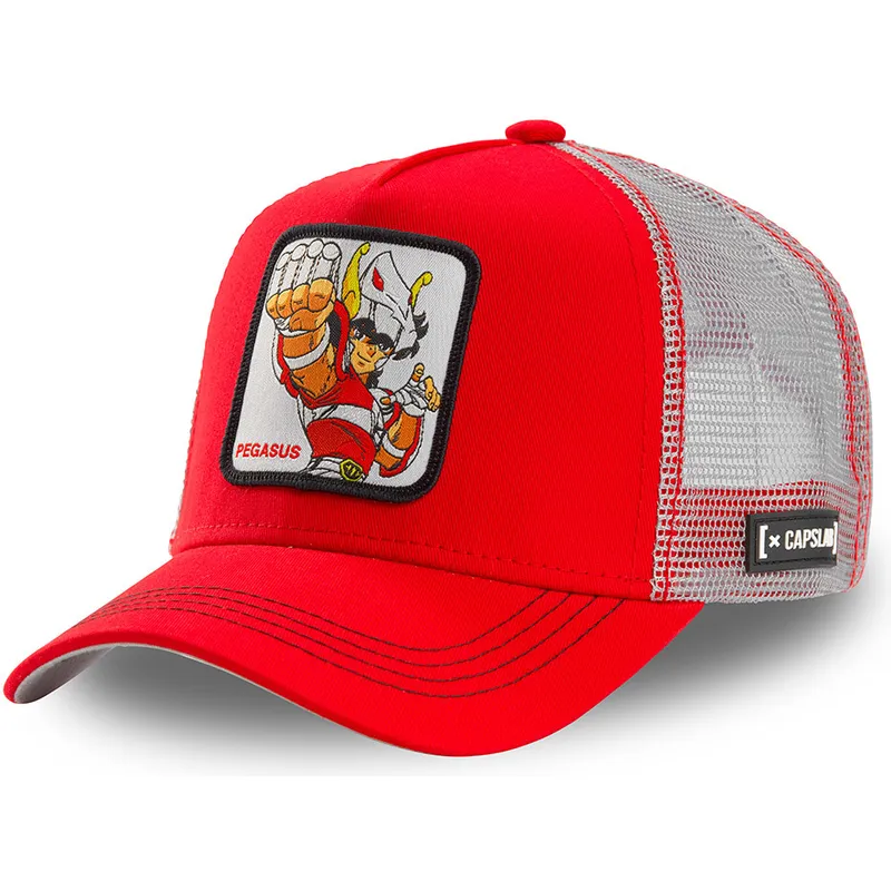 lippikset-kaareva-rekka-punainen-snapback-pegasus-seiya-saint-seiya-knights-of-the-zodiac-capslab lippikset-kaareva-rekka-punainen-snapback-pegasus-seiya-saint-seiya-knights-of-the-zodiac-capslab