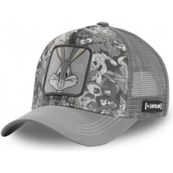 lippikset-kaareva-rekka-harmaa-snapback-peo1-vaiski-vull-looney-tunes-capslab