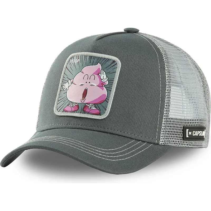 lippikset-kaareva-rekka-harmaa-snapback-poo3-poop-dr-slump-capslab lippikset-kaareva-rekka-harmaa-snapback-poo3-poop-dr-slump-capslab
