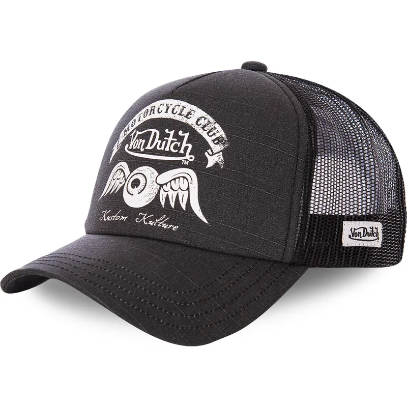 lippikset-kaareva-rekka-musta-snapback-crew8-von-dutch