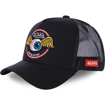 Lippikset kaareva rekka musta snapback BLK Von Dutch