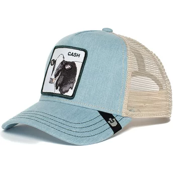 Goorin Bros. Cash Cow Blue and White Trucker Hat