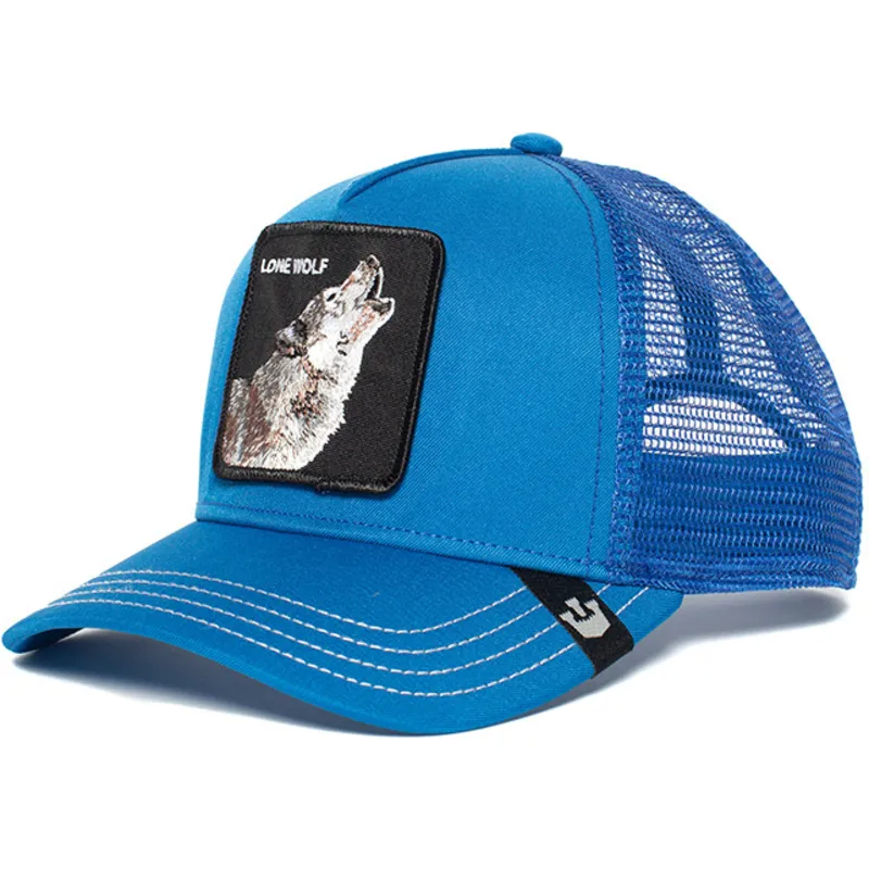lippikset-kaareva-rekka-sininen-snapback-wolf-the-farm-goorin-bros