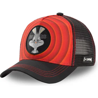 lippikset-kaareva-rekka-punainen-snapback-bullseye-color-rings-loo-bug1-vaiski-vull-looney-tunes-capslab