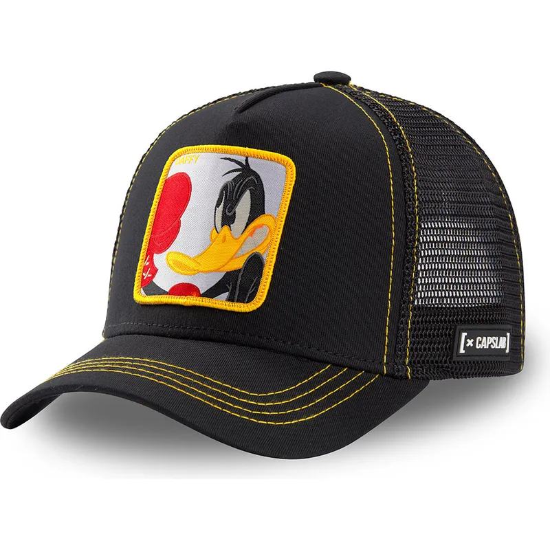 lippikset-kaareva-rekka-musta-snapback-loo-duk2-tupu-ankka-looney-tunes-capslab