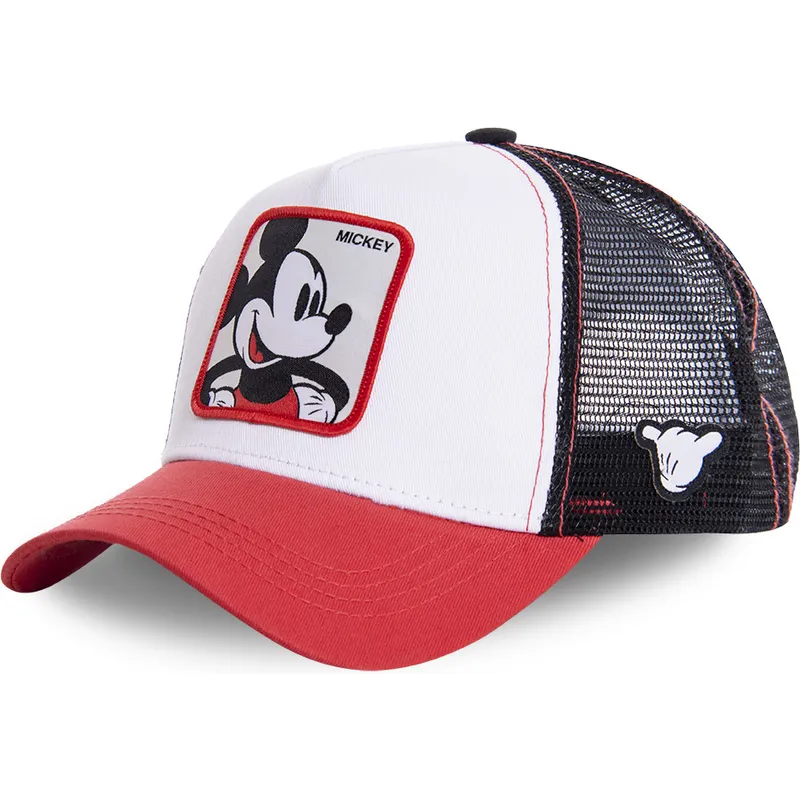 lippikset-kaareva-rekka-valkoinen-snapback-lapsille-kidmic4-mickey-mouse-disney-capslab