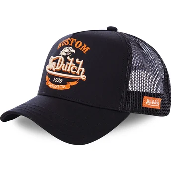 Cap kaareva black snapback Von Dutch