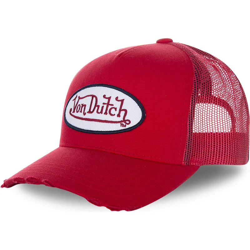 lippikset-kaareva-rekka-punainen-snapback-lapsille-kidfresh1-von-dutch
