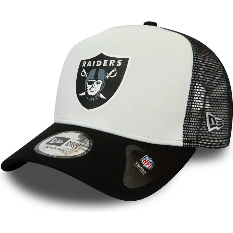 lippikset-kaareva-rekka-musta-snapback-team-colour-block-a-frame-las-vegas-raiders-nfl-new-era