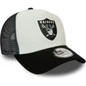 lippikset-kaareva-rekka-musta-snapback-team-colour-block-a-frame-las-vegas-raiders-nfl-new-era