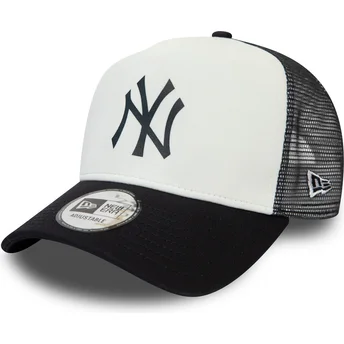 Lippikset kaareva rekka laivastonsininen snapback Colour Block A Frame New York Yankees MLB New Era