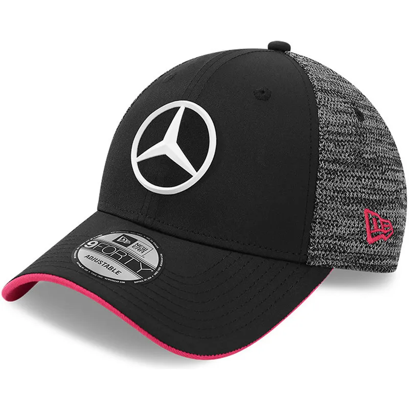 lippikset-kaareva-musta-saadettava-nauha-9forty-tonal-esports-mercedes-formula-1-new-era