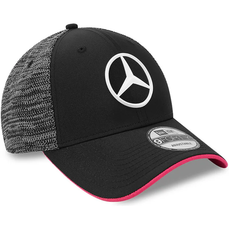 lippikset-kaareva-musta-saadettava-nauha-9forty-tonal-esports-mercedes-formula-1-new-era