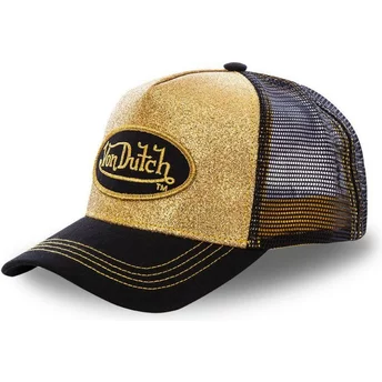 Von Dutch GOL Golden and Black Trucker Hat