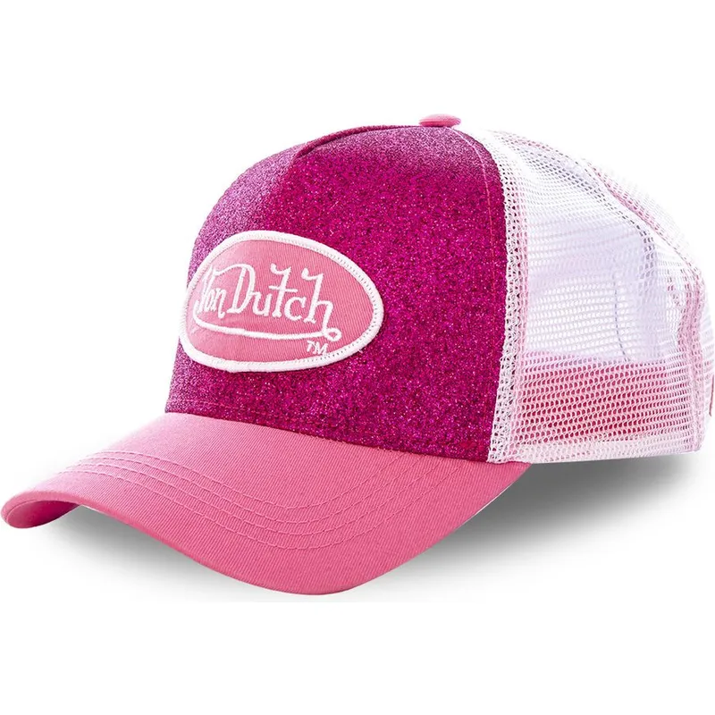 lippikset-kaareva-rekka-vaaleanpunainen-snapback-pin-von-dutch
