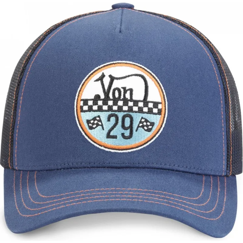 lippikset-kaareva-rekka-sininen-snapback-adam-blu-von-dutch