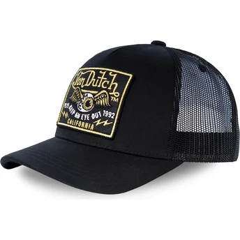 Lippikset kaareva rekka musta snapback BLKB Von Dutch