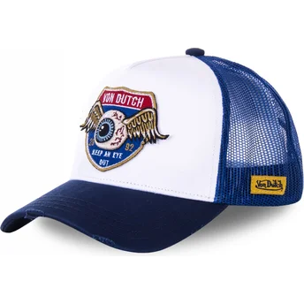 Cap kaareva white snapback Von Dutch