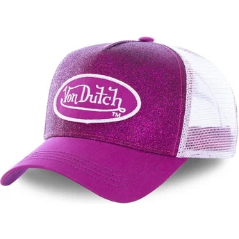 lippikset-kaareva-rekka-vaaleanpunainen-snapback-pur-von-dutch