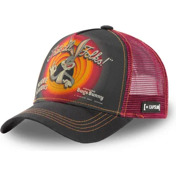 Cap kaareva gray snapback Bugs Bunny Looney Tunes Capslab