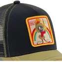 lippikset-kaareva-rekka-musta-snapback-loo-mar1-marvin-marsilainen-looney-tunes-capslab