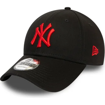 Lippikset kaareva musta säädettävä nauha 9FORTY League Essential New York Yankees MLB New Era