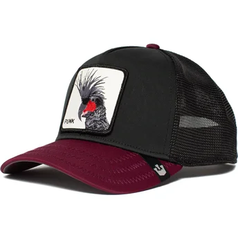 lippikset-kaareva-rekka-musta-snapback-punk-sqwauk-the-farm-goorin-bros