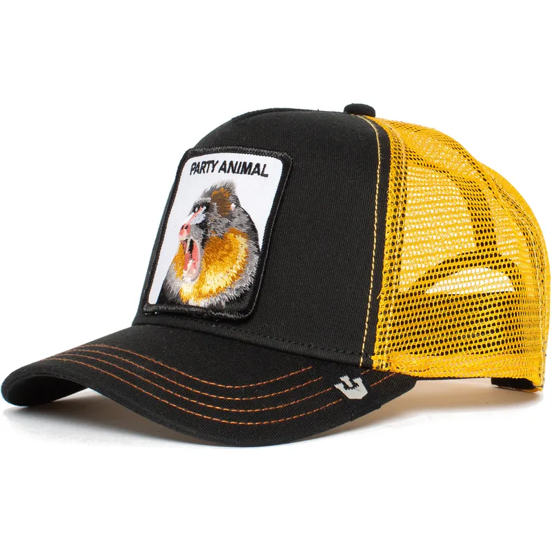 lippikset-kaareva-rekka-musta-snapback-party-animal-the-farm-goorin-bros