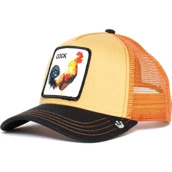 lippikset-kaareva-rekka-oranssi-snapback-a-doodle-doo-the-farm-goorin-bros