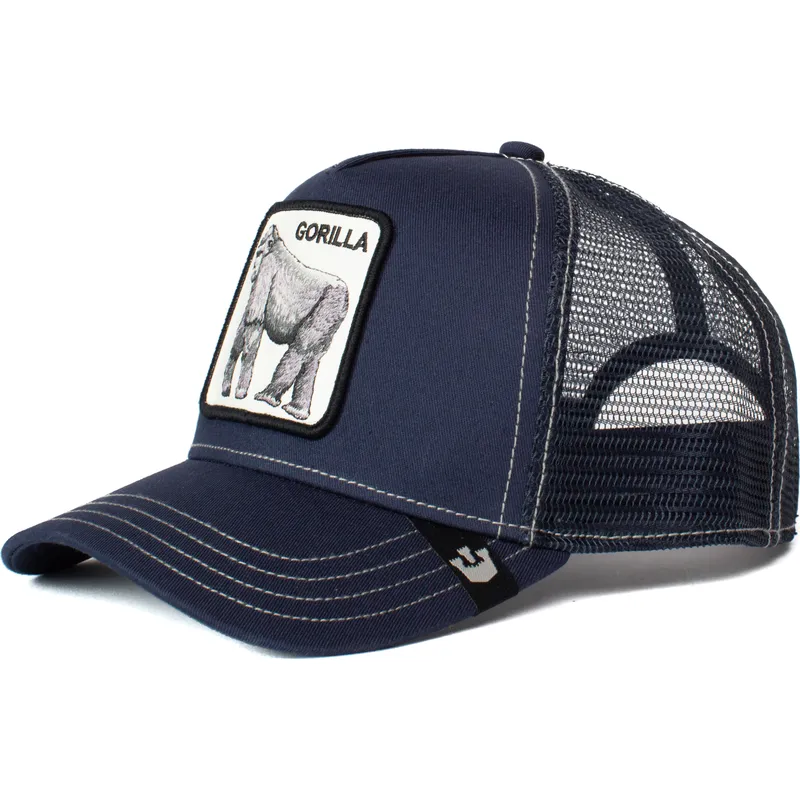lippikset-kaareva-rekka-laivastonsininen-snapback-king-of-the-jungle-the-farm-goorin-bros lippikset-kaareva-rekka-laivastonsininen-snapback-king-of-the-jungle-the-farm-goorin-bros