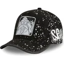 lippikset-kaareva-musta-saadettava-nauha-tag-kam-muten-roshi-dragon-ball-capslab