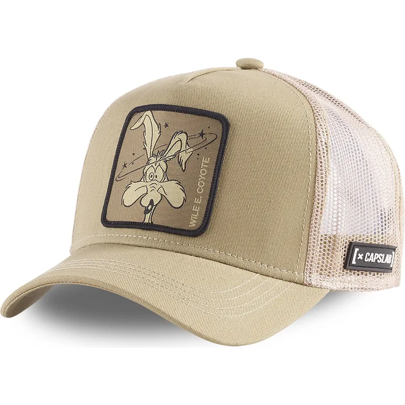 cap-kaareva-brown-snapback-coyote-looney-tunes-capslab cap-kaareva-brown-snapback-coyote-looney-tunes-capslab