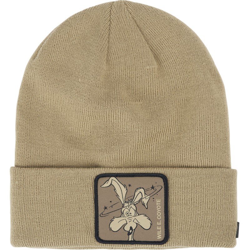 capslab-wile-e-coyote-bon-coy1-looney-tunes-brown-beanie
