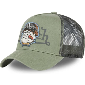Cap kaareva green snapback Von Dutch