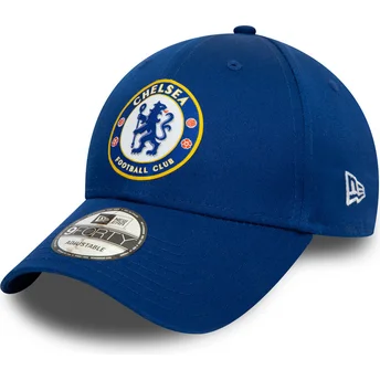 Lippikset kaareva sininen snapback 9FORTY Chelsea Football Club Chelsea Football Club Premier League New Era