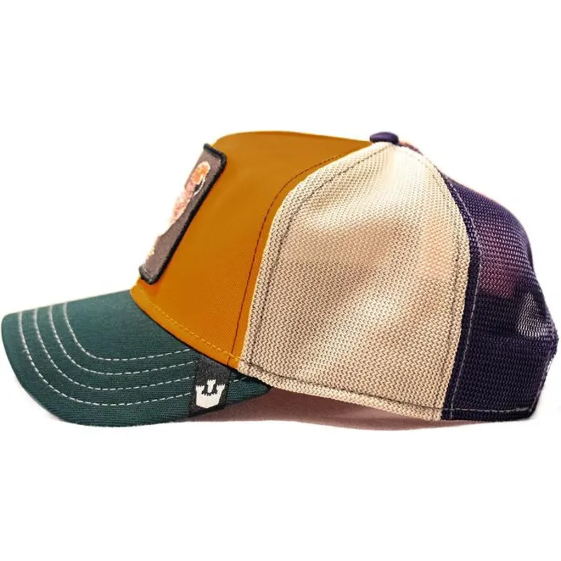 lippikset-kaareva-rekka-oranssi-snapback-fasho-the-farm-goorin-bros