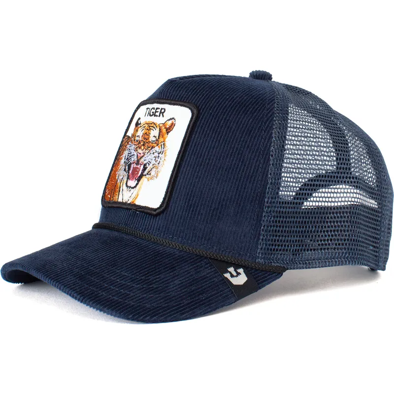 lippikset-kaareva-rekka-laivastonsininen-snapback-tiger-rage-the-farm-goorin-bros